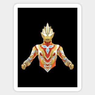 Ultraman Trigger, Glitter Trigger Eternity (Low Poly Style) Sticker